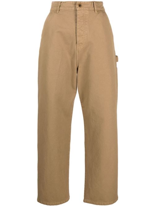 Trousers with logo MIU MIU | MP17221350F0065